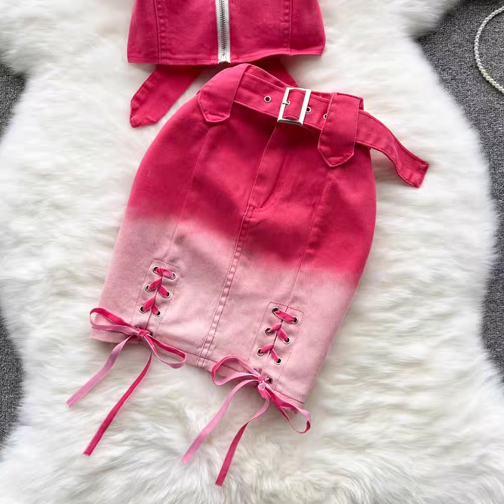 Riding passenger denim set TPZZ645 images